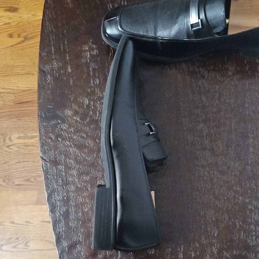 Men's Calvin Klein Leather Loafers Size 8 - Picture 5 of 13